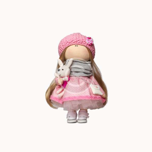 Pink tilda doll